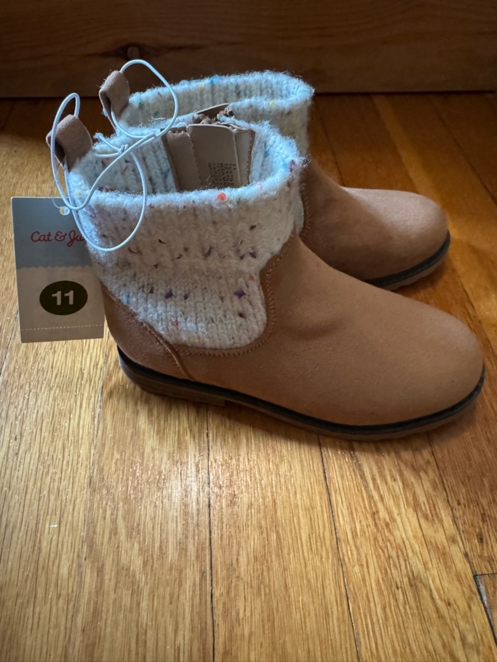 Cat and Jack Cognac Emmaline 11 boots